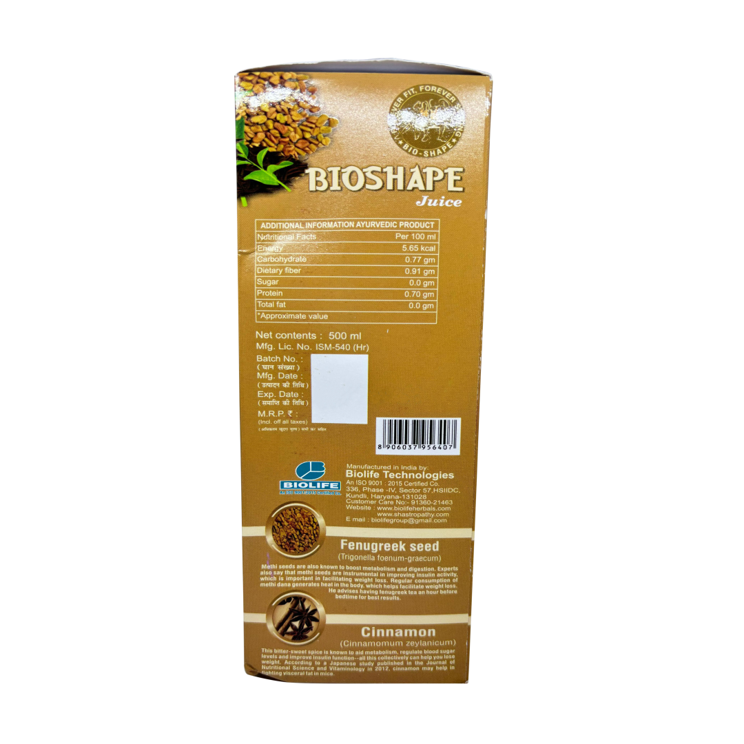 BIOSHAPE JUICE 500ML