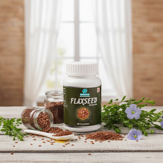 FLAXSEED OIL CAPSULES | Support healthy cholesterol levels (1x60)