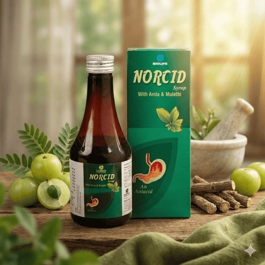 NORCID SYRUP| Natural Relief for Acidity| 200ML