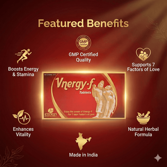 VNERGY-F TABLETS| Stress Reduction and Energy Boost (1X10X10)