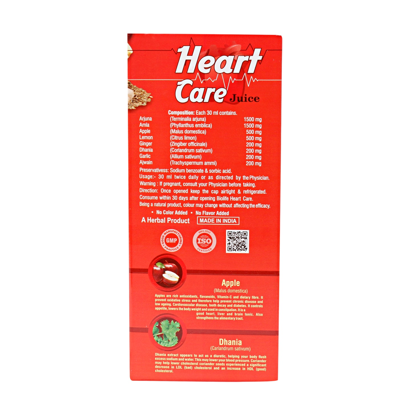 HEART CARE JUICE | Maintain blood pressure and cholesterol levels 500ML