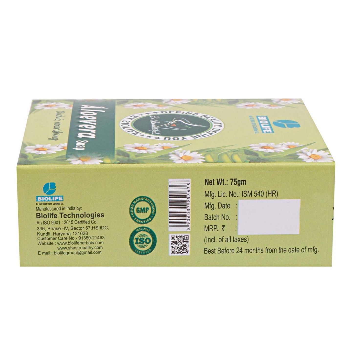 ALOEVERA SOAP 75GM