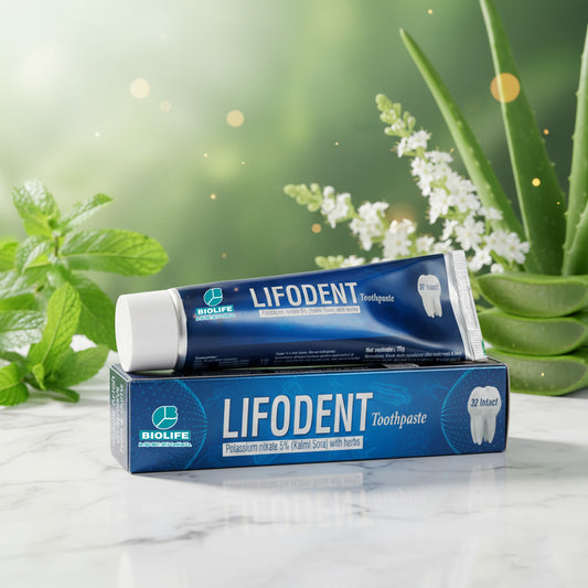 LIFODENT TOOTH PASTE | Fights Germs and Decay 75GM
