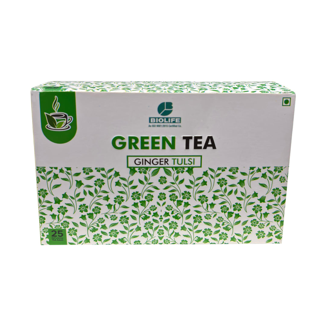 GREEN TEA (GINGER TULSI) 25 Bags