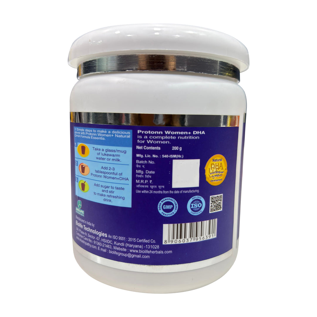 PROTONN WOMEN PROTEIN POWDER| Promotes growth & Nutrition of a body | 200GM
