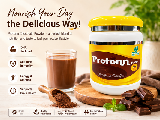 Protonn Chocolate Powder: Daily Nutrition for Growing Kids and Active Adults