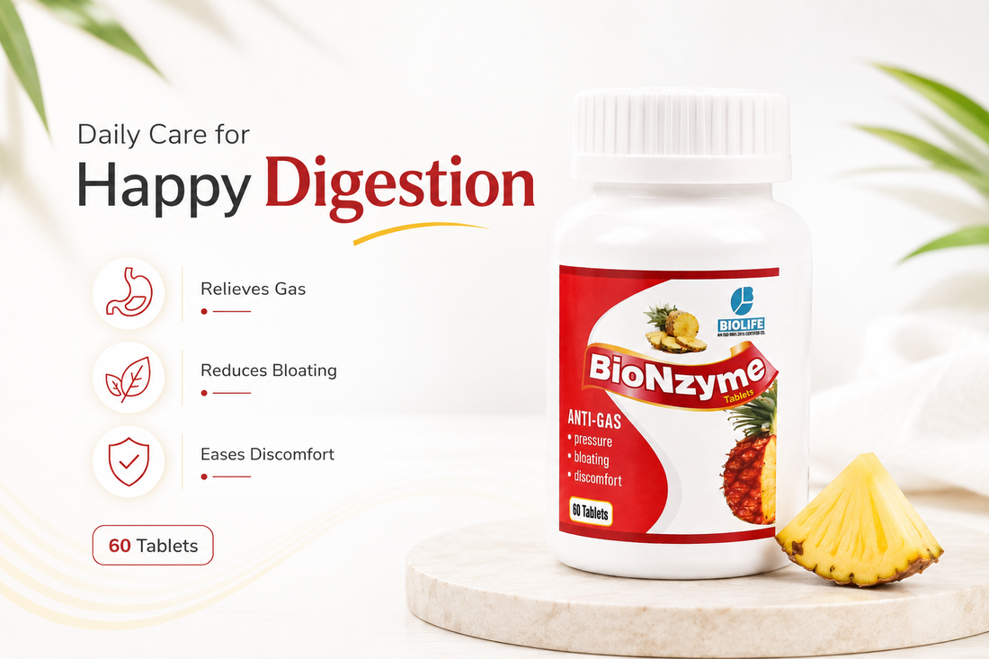 BioNzyme Tablets: Simple Herbal Support for Better Digestion