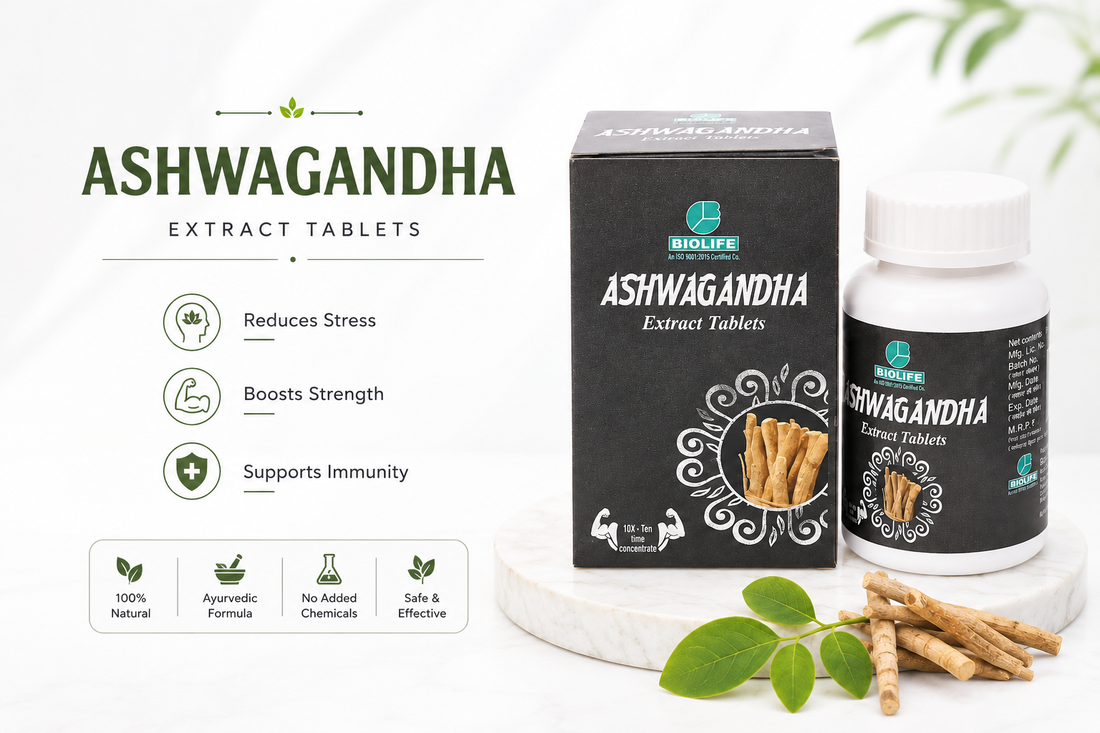 Ashwagandha Extract Tablets: Natural Support for a Stronger Body and a Calmer Mind