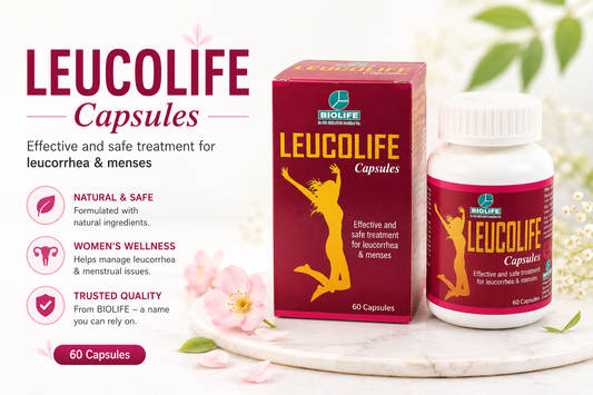 Leucolife Capsules: Natural Care for Women's Health & Wellness