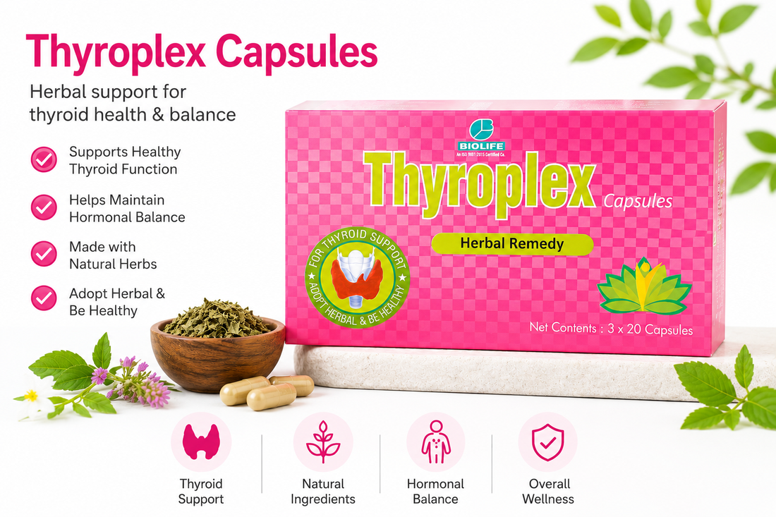 Thyroplex Capsules – A Natural Way to Support Thyroid Health