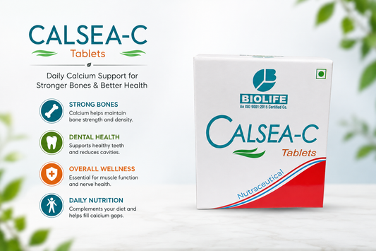 Calsea-C Tablets: Simple Support for Strong Bones