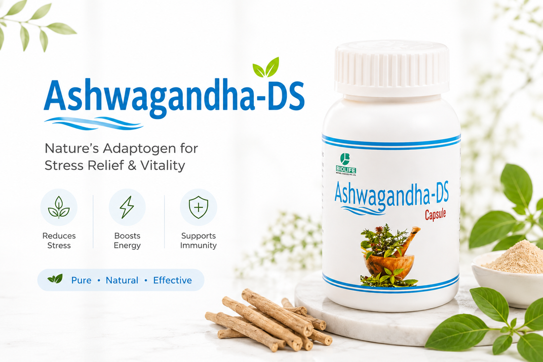 Ashwagandha-DS Capsules: Feel More Active and Healthy, Naturally.