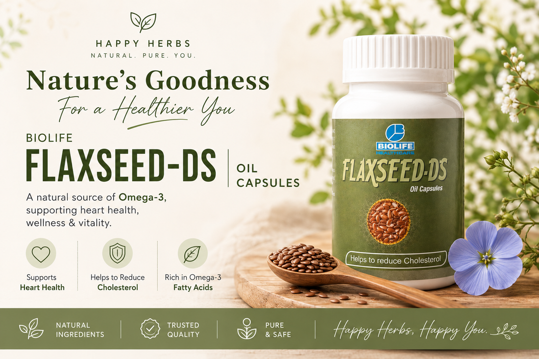 Flaxseed Oil DS Capsules Simple Daily Nutrition for a Healthier Heart