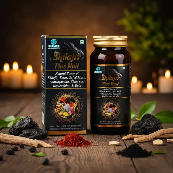 Shilajit Plus Malt: Simple Daily Care for Energy and Strength