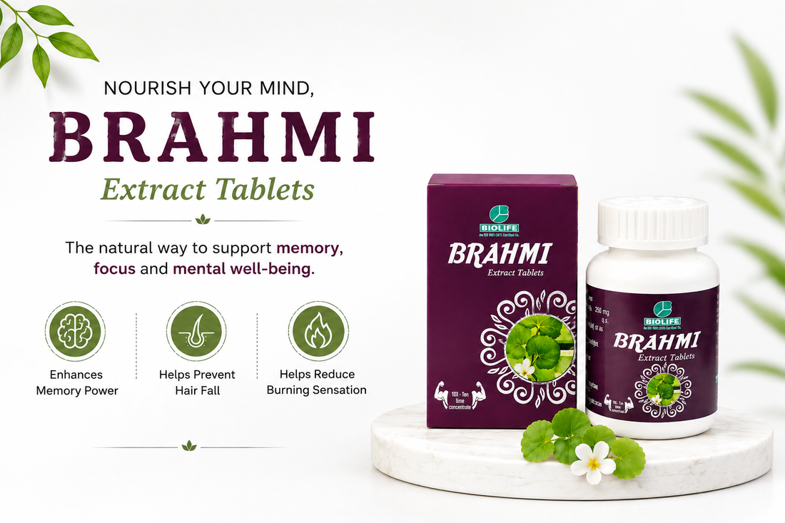 Brahmi Extract Tablets: Simple Herbal Support for Memory & Daily Wellness