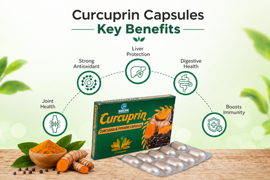 Curcuprin Capsules: Gentle Herbal Support for Joint Health & Immunity