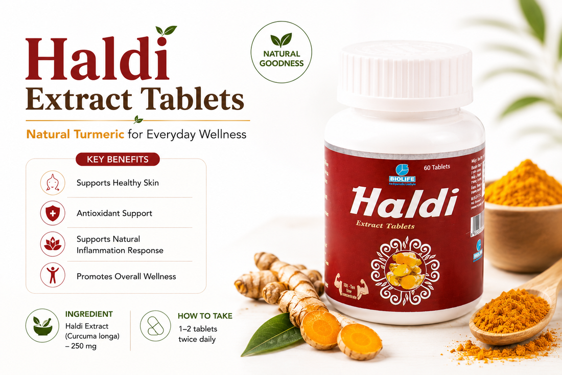 Haldi Extract Tablets: A Simple Way to Add the Goodness of Turmeric to Your Daily Life