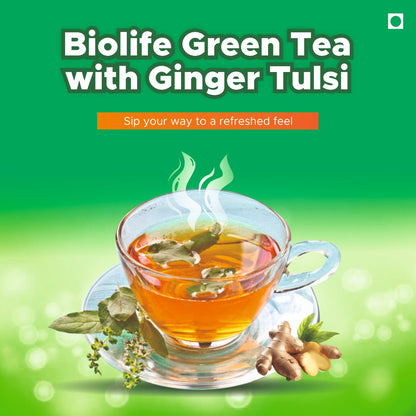 GREEN TEA (GINGER TULSI) 25 Bags