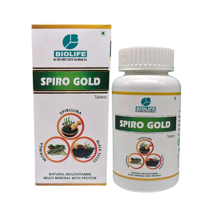 SPIRO GOLD TABLETS | Supporting energy, immunity, and overall well-being (1x90)
