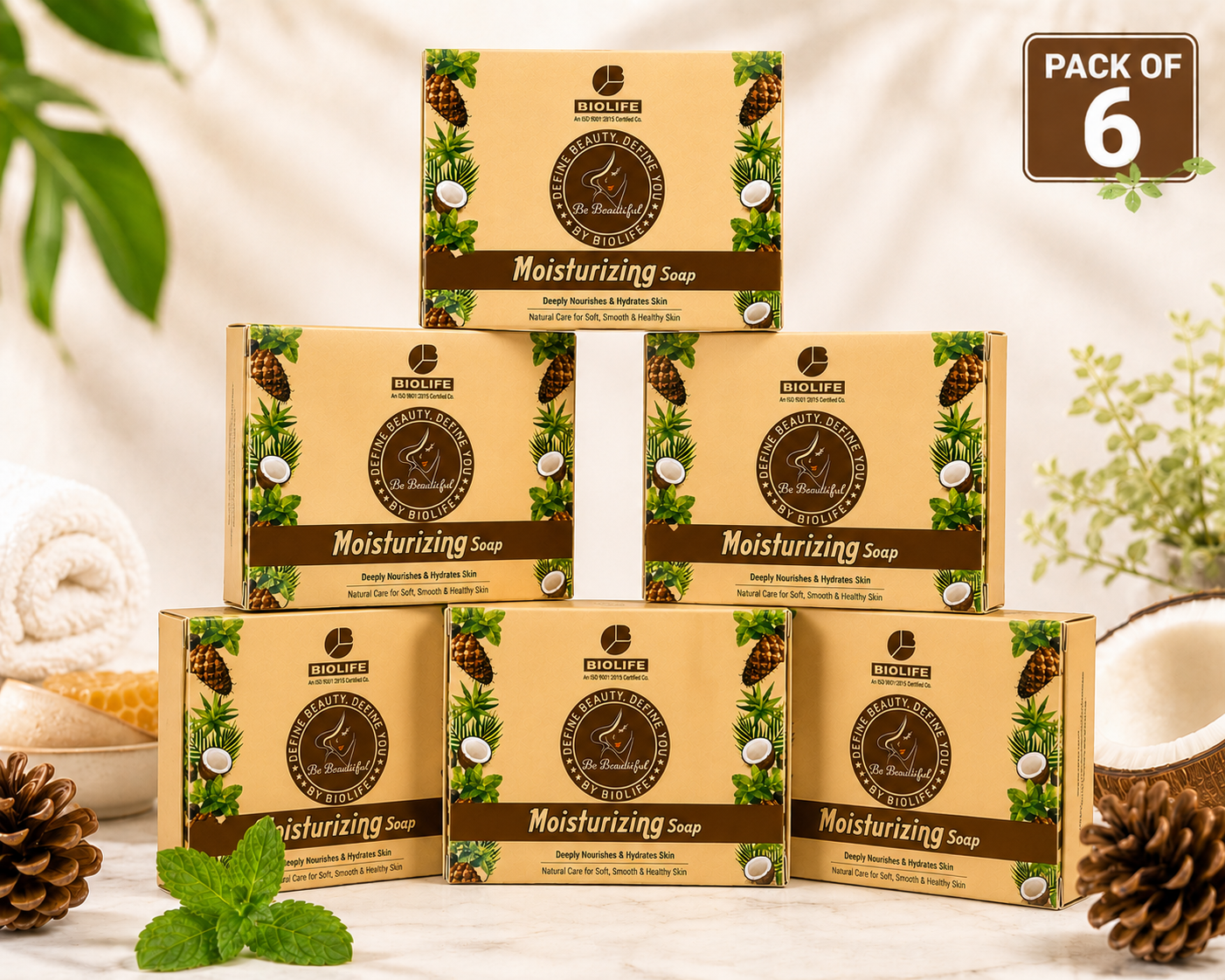 MOISTURISING SOAP | Moisturization and rejuvenation 75GM (Pack Of 4)