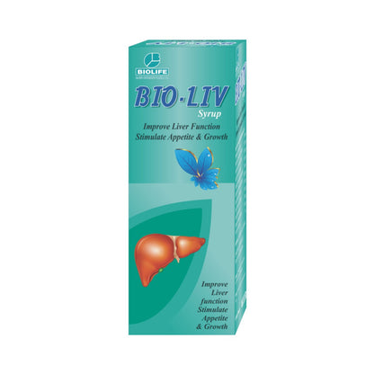 BIO-LIV SYRUP| Improves Efficiency of the Liver, Appetite & Digestion| 100 ML