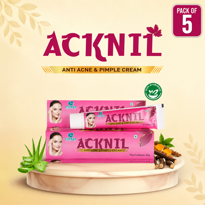 ACKNIL CREAM | Reduce Acne & Pimples 25GM (Pack of 5)