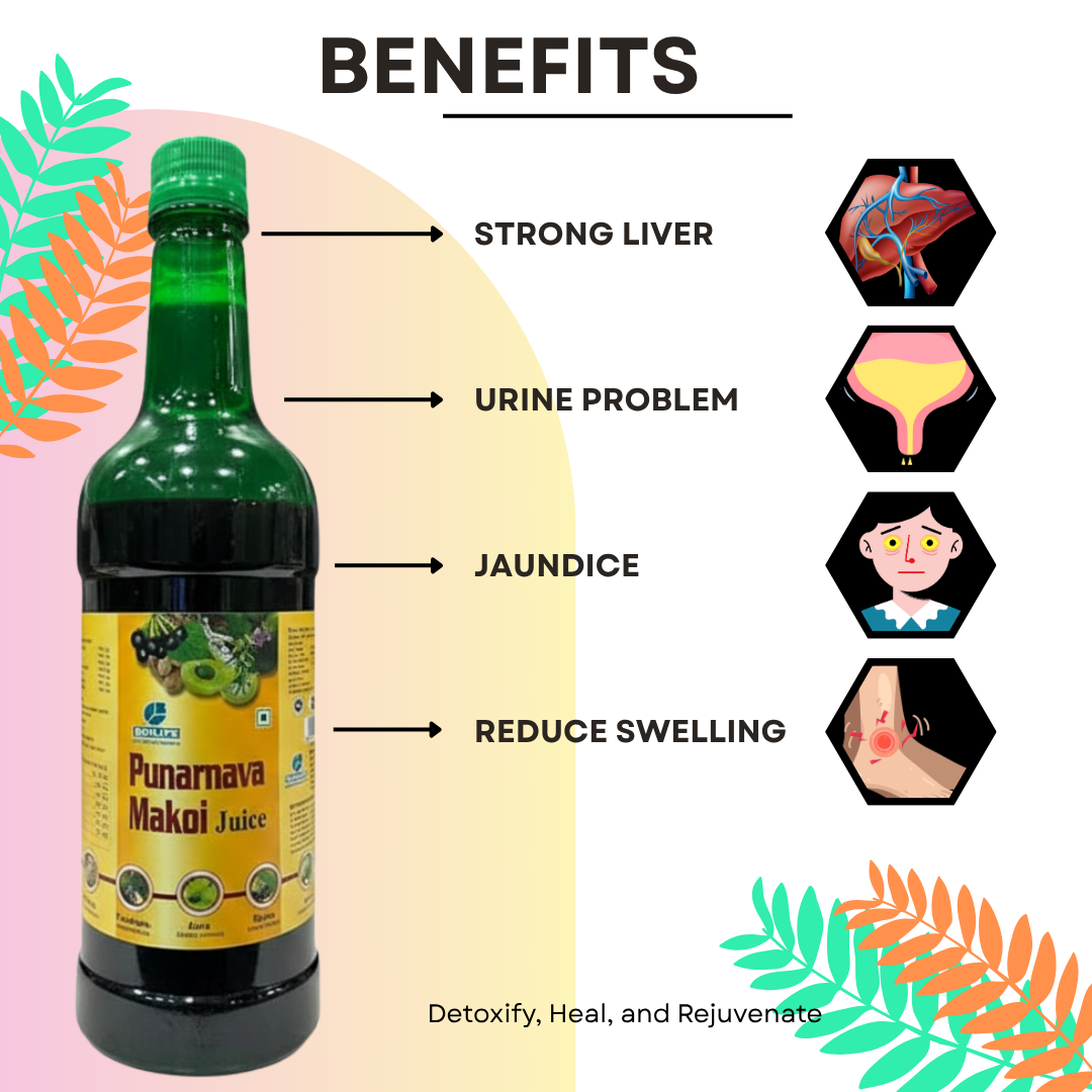 BIOLIFE- Punarnava Makoi Juice (Pack of 2)