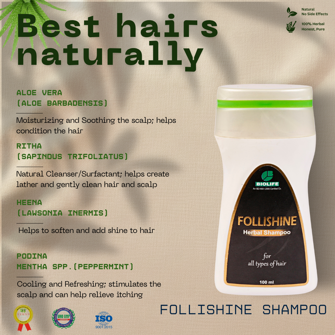 BIOLIFE- Follishine Ultimate Hair Care Combo (Pack of 4)