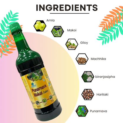 BIOLIFE- Punarnava Makoi Juice (Pack of 2)