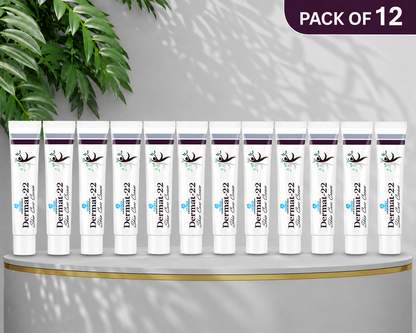DERMAT-22 cream | Treats Wide Range of Chronic Skin Conditions 25 gm (Pack of 12)
