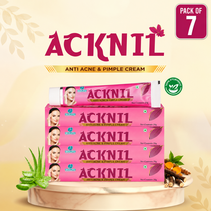 ACKNIL CREAM | Reduce Acne & Pimples 25GM (Pack of 7)