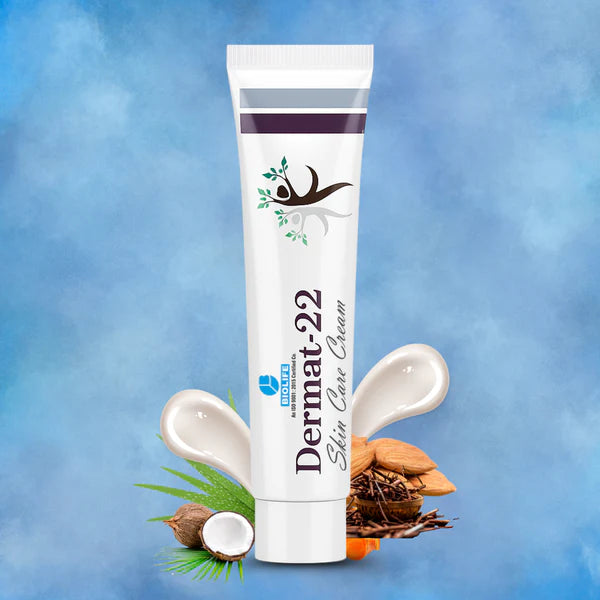 Biolife Dermat-22 Herbal Skin Care Cream | Ayurvedic Formula for Dry, Itchy & Irritated Skin