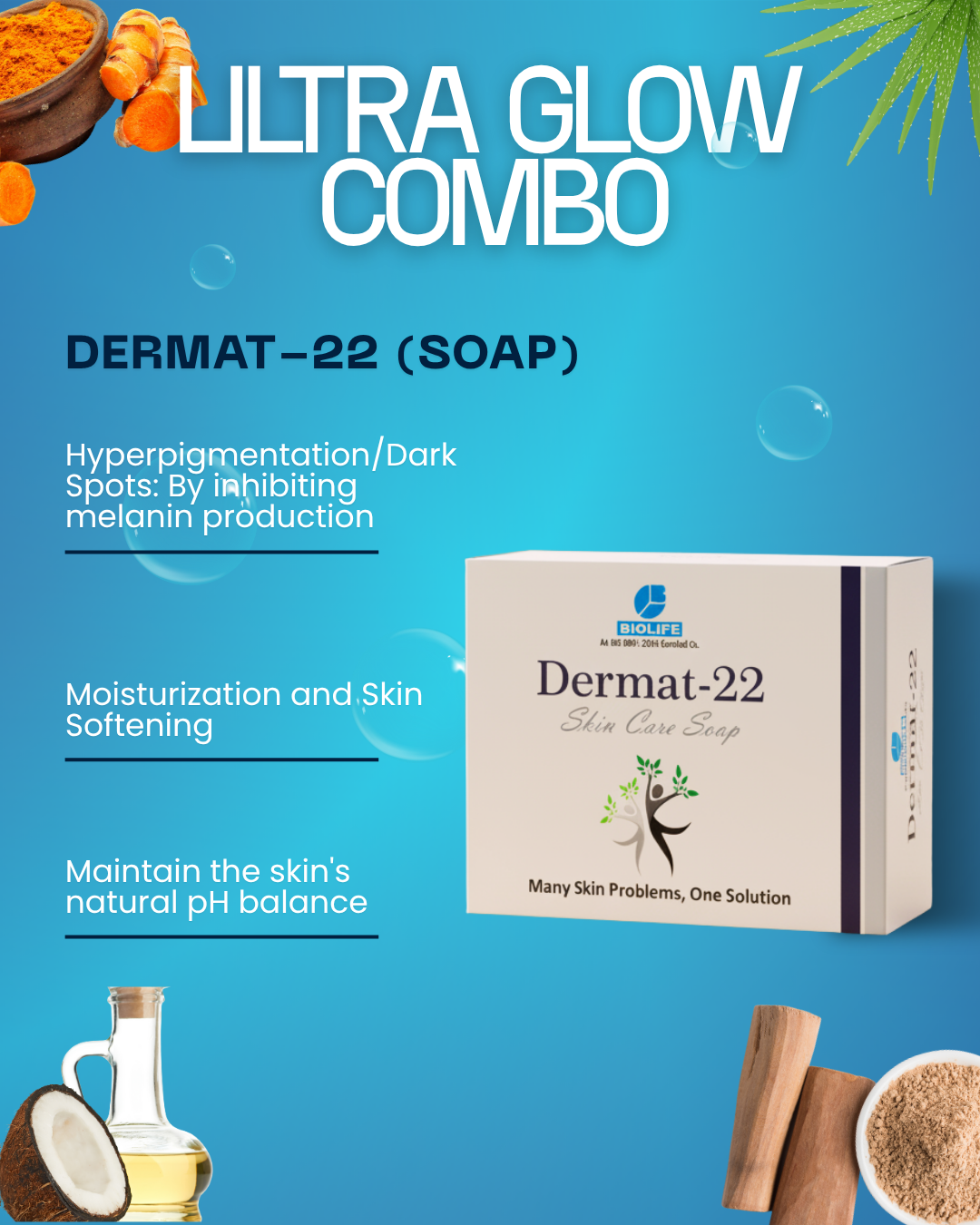BIOLIFE- Skin Care Essentials Combo (Pack of 4)
