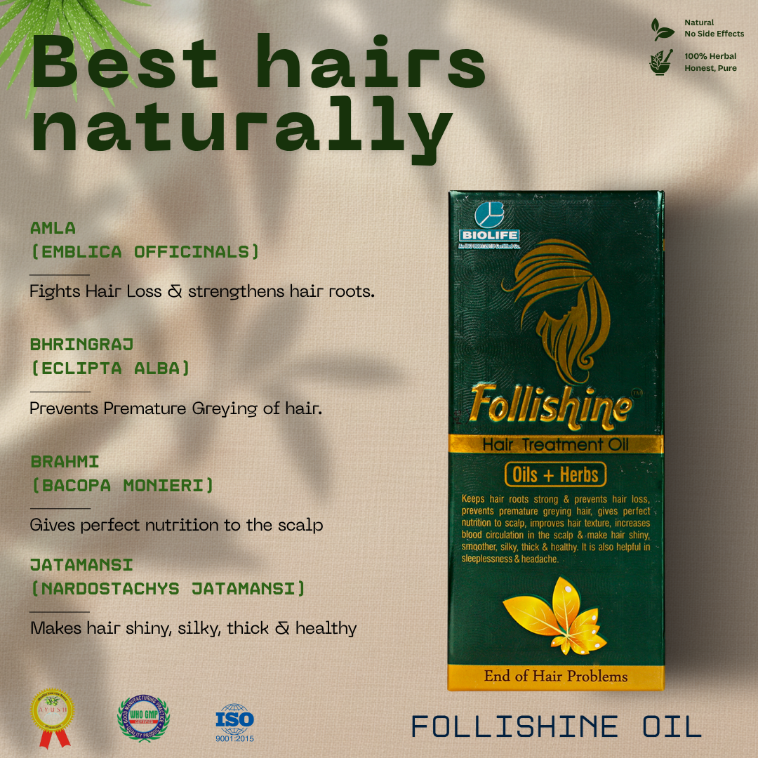 BIOLIFE- Follishine Ultimate Hair Care Combo (Pack of 4)