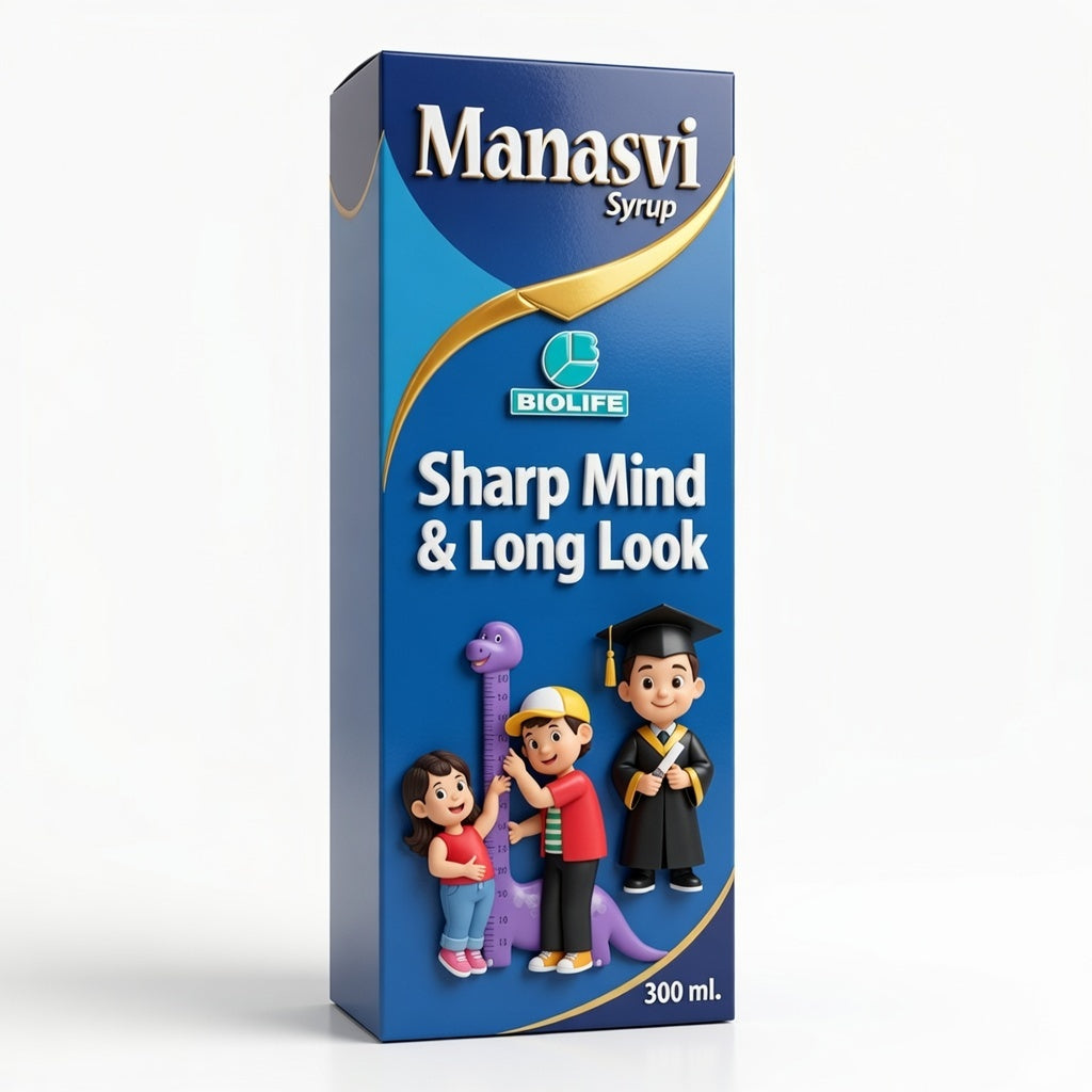 Manasvi Syrup – Sharp Mind & Long Look (Combo of 2)