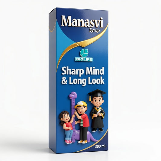 Manasvi Syrup – Sharp Mind & Long Look (Combo of 2)