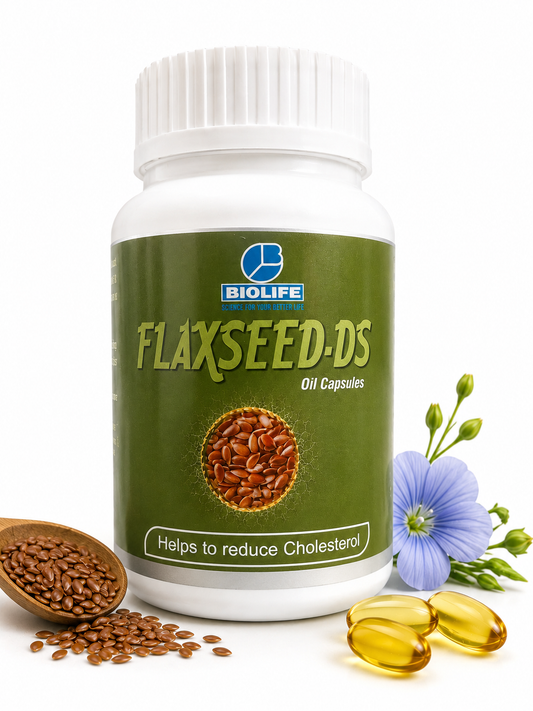 FLAXSEED OIL DS CAPS | Support healthy cholesterol levels (1x50)