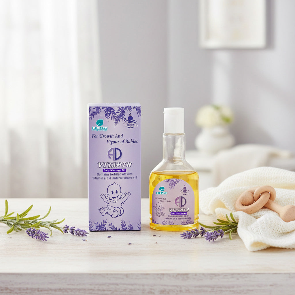 A D VITAMIN OIL | For Growth And Vigour of Babies 100ML