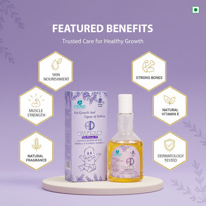 A D VITAMIN OIL | For Growth And Vigour of Babies 100ML