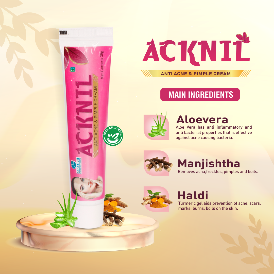 ACKNIL CREAM | Reduce Acne & Pimples 25GM
