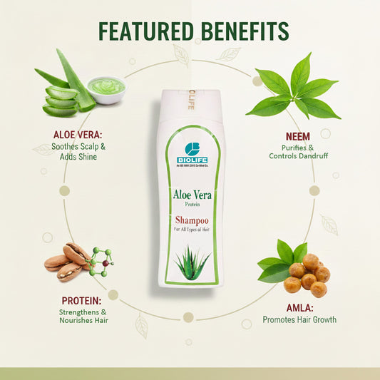 ALOE VERA SHAMPOO | Nourish, Strengthen & make hair Silky soft 500ML