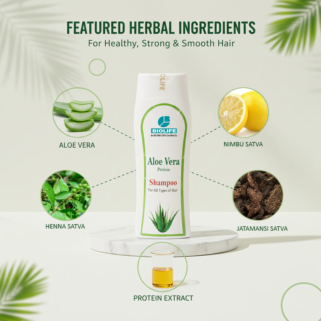 ALOE VERA SHAMPOO | Nourish, Strengthen & make hair Silky soft 500ML