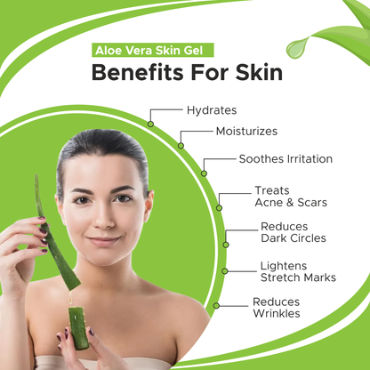 ALOEVERA SKIN GEL | For moisturizing dry or dehydrated skin 100GM