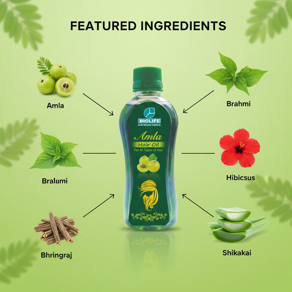AMLA HAIR OIL | Help in strengthening hair and promoting shine 200ML