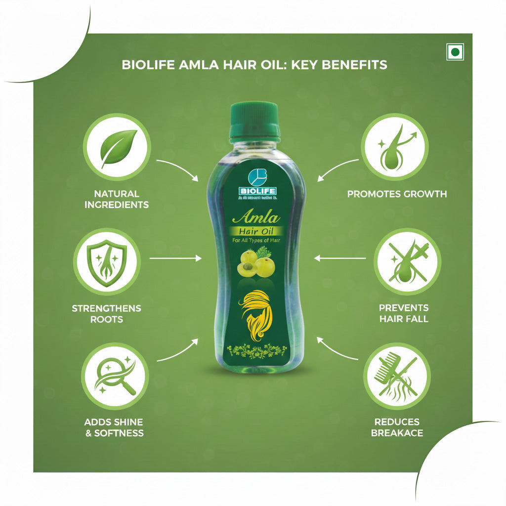 AMLA HAIR OIL | Help in strengthening hair and promoting shine 200ML