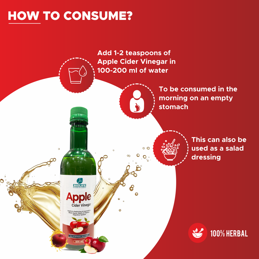 APPLE CIDER VINEGAR |  Improves Digestive System 500ml