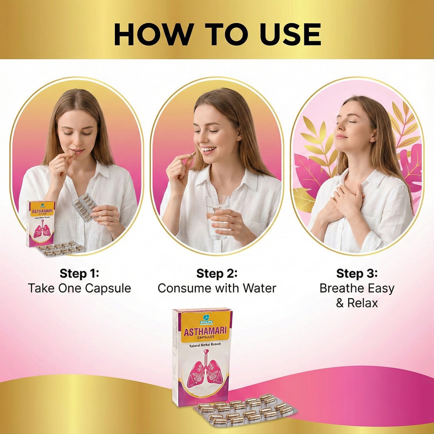 ASTHAMARI CAPSULES |  Support healthy respiratory function (3X20)