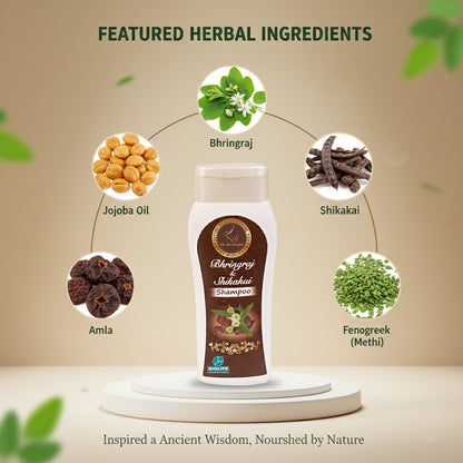 BHRINGRAJSHIKAKAI SHAMPOO | Nourishment to the hair roots and scalp 100ML