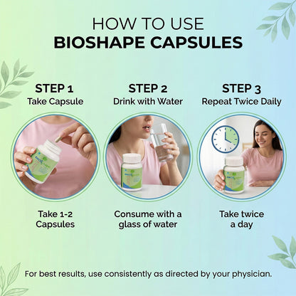 BIOSHAPE CAPSULES | Support weight management (1x60)