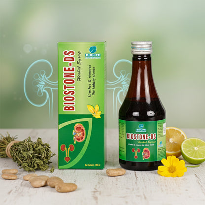 BIOSTONE-DS SYRUP | Helps crushing and removing kidney stones 200ML